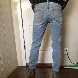 Skinny ripped Bullhead jeans